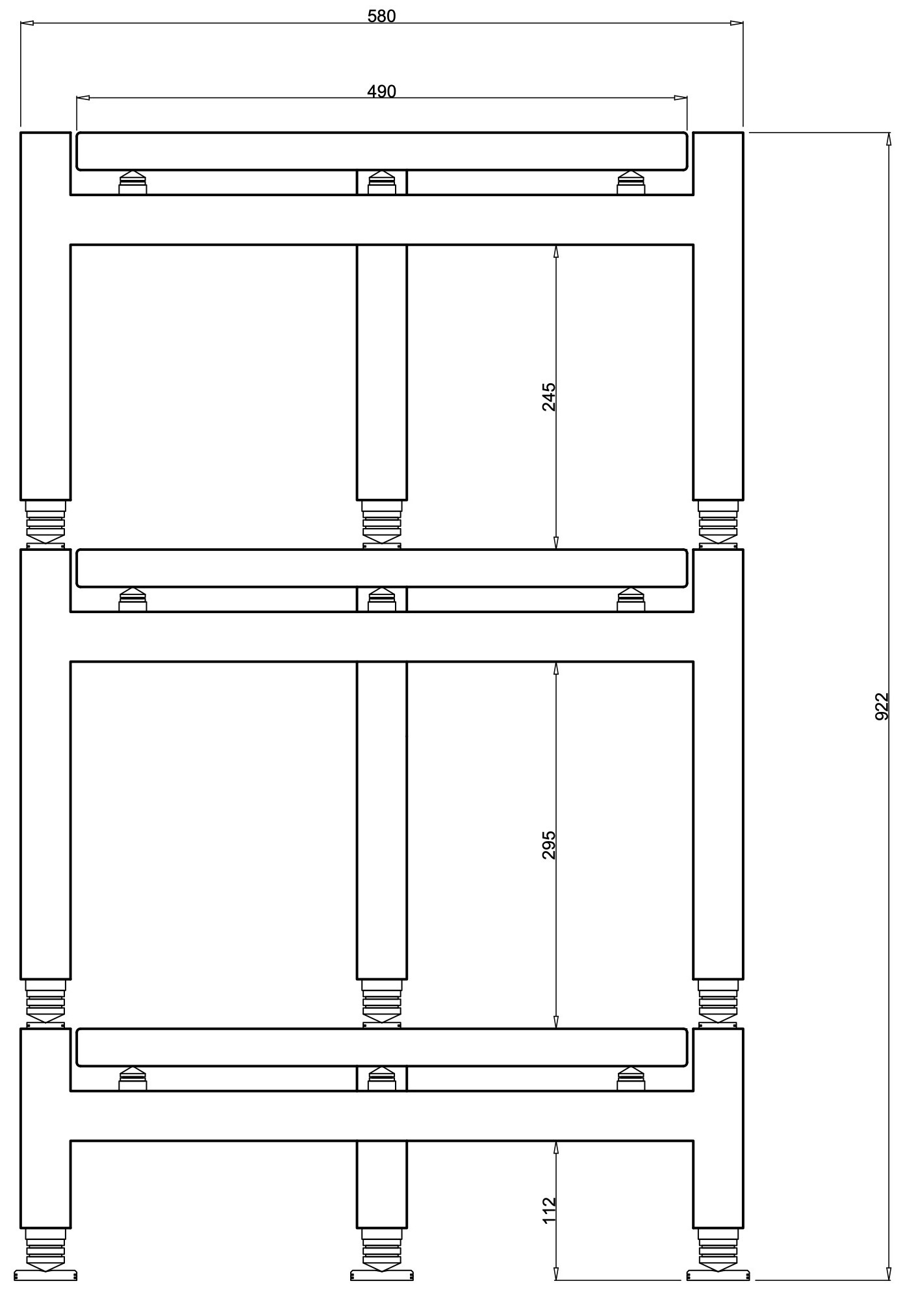 Stolik antywibracyjny CUT F3 - obrazek 8