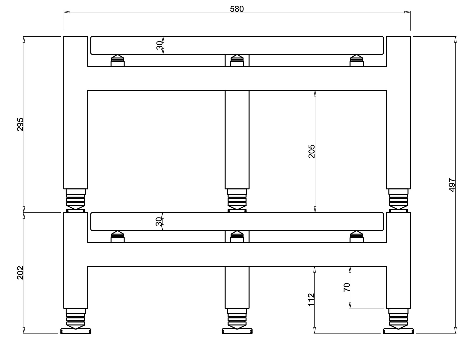 Stolik antywibracyjny CUT F2 - obrazek 8