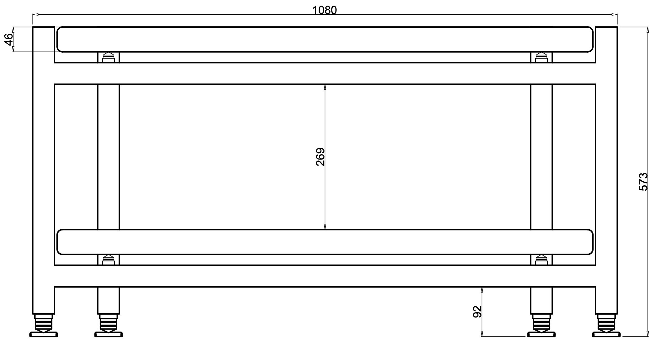 Stolik antywibracyjny EXTEND F4 - obrazek 6